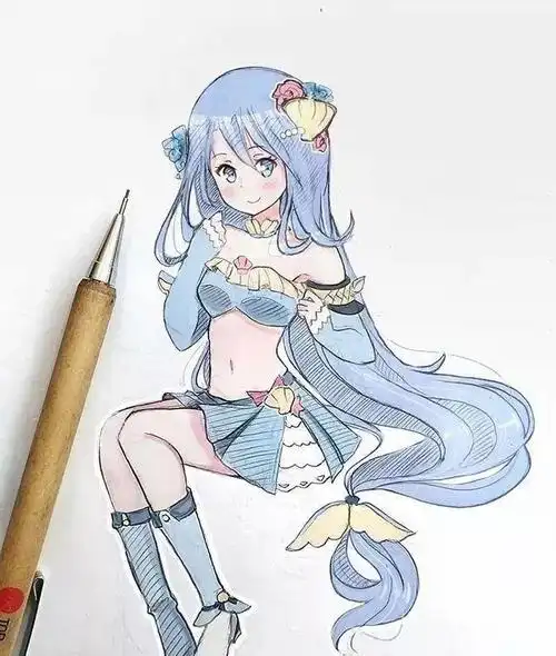 手绘丨meriri vega:圈粉无数的超级q版插画~|漫画|针管笔|手绘板_新浪