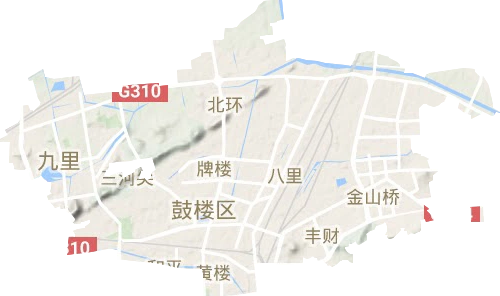 鼓楼区高清地形地图