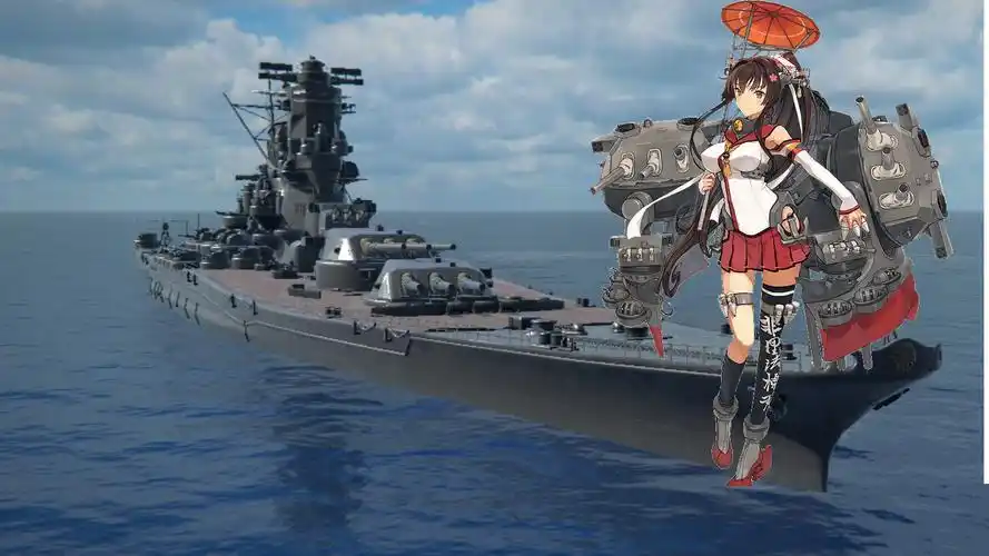 现代战舰舰娘语音联合舰队旗舰大和号向深海进发
