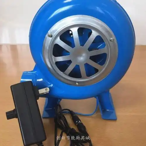 小型鼓风机220v12v柴火炉烧烤炉鸡蛋仔调速交直流60w电动鼓风机