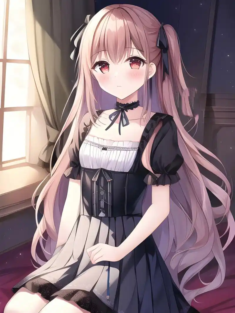 二次元少女背景图 美女背景图