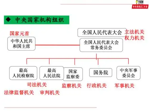 高中政治统编版选择性必修1当代国际政治与经济12国家的政权组织形式