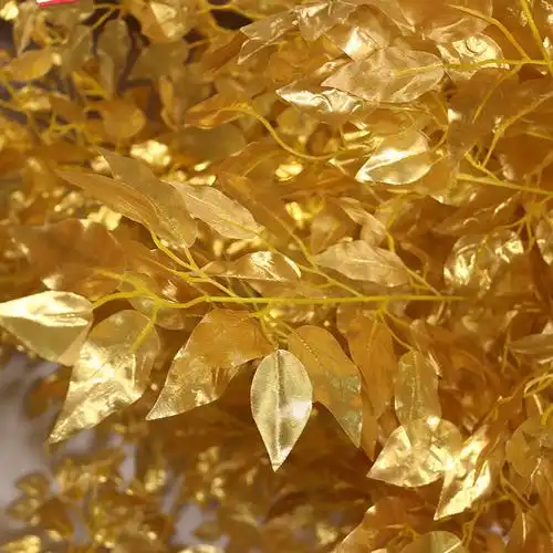 新年许愿树金树仿真摇钱树发财树黄金红包树金榕树仿真花