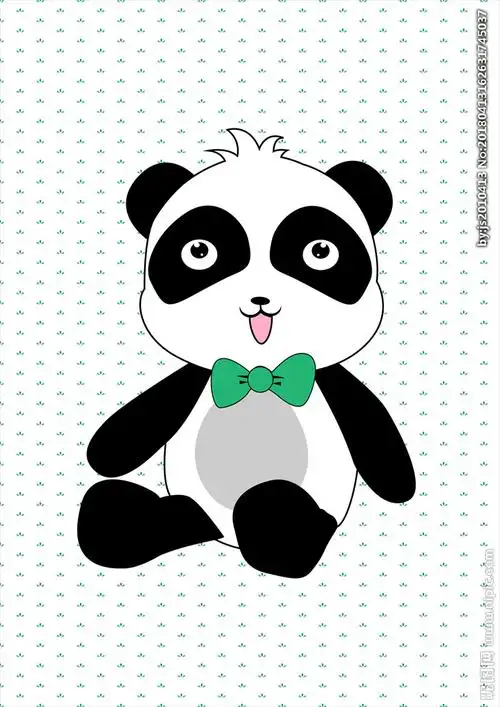 熊猫图案图片