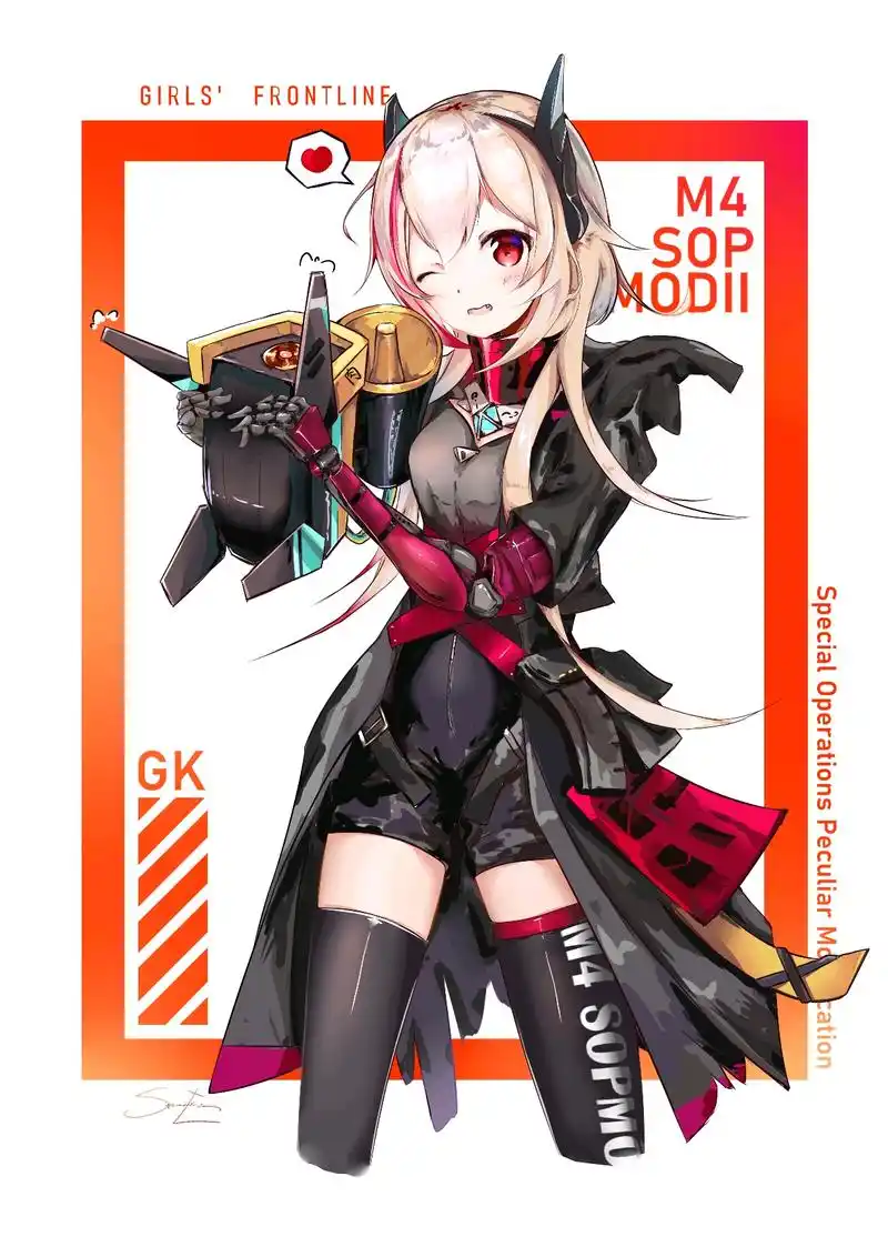 《少女前线》m4sopmod2美图合集