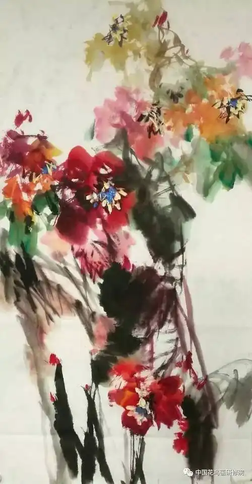 又到花开季节时,刘存惠老师带你画牡丹!