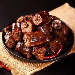 颜家辣酱鸭湖南正宗特产长沙辣鸭货零食休闲常德手撕酱板鸭风干