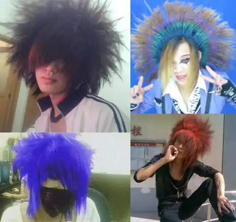 明星示范杀马特洗剪吹造型玩得转