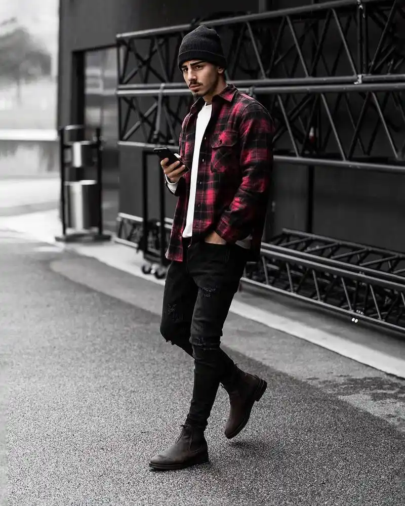 非常喜欢街头风的潮男,穿搭真是太帅太酷太有型了