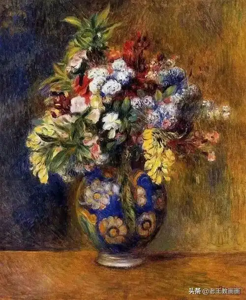 梵高,莫奈,高更,大师画来的花卉,美哭