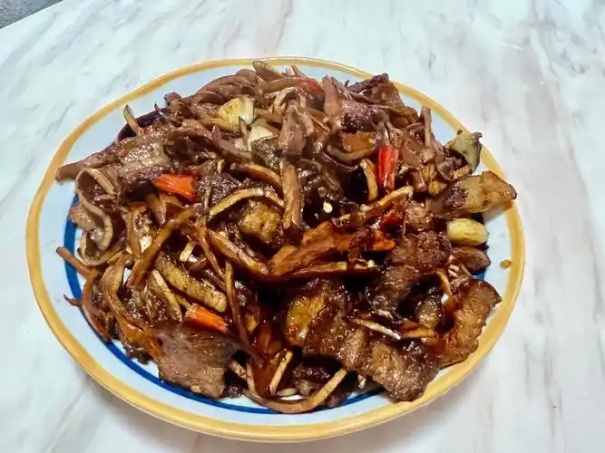 简单家常菜水笋炒肉