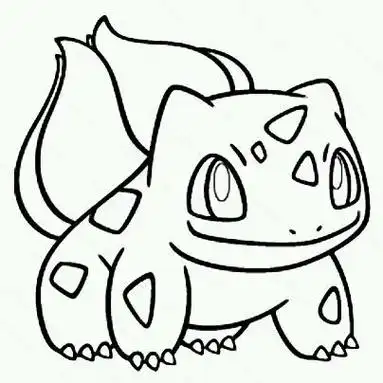 妙蛙花简笔画步骤