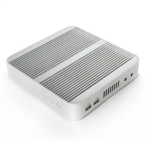 客厅htpc台式小电脑迷你主机i3 5005u无风扇微型工.