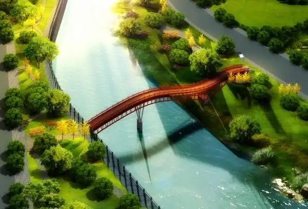 桥梁效果图