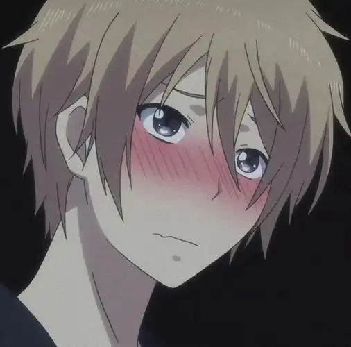 脸红头像男生日漫