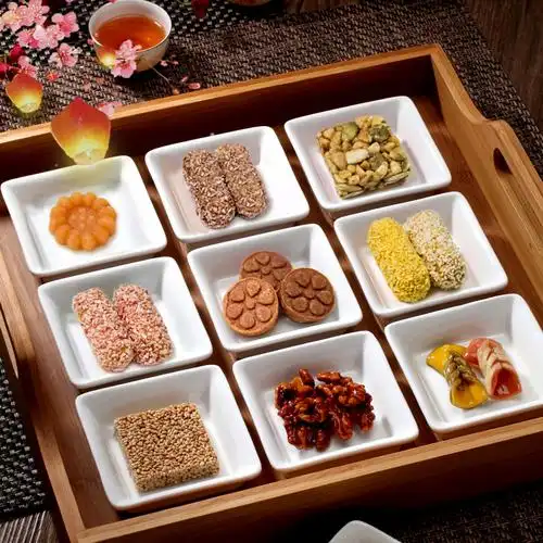 进口糕点 点心_韩国原装进口手工传统宫廷糕点心高档礼盒 爱如花春节