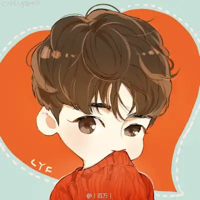 李易峰.红色毛衣