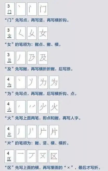 只笔顺只笔顺演示