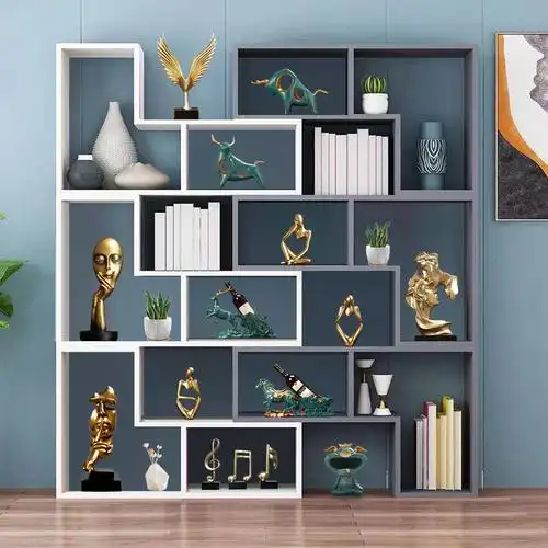 欧式轻奢高档样板售楼处摆件客厅酒柜电视柜现代摆件