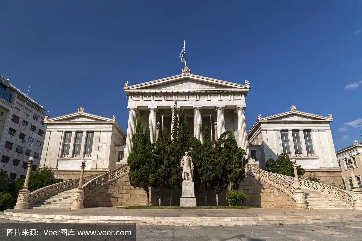 希腊雅典学院的外观
