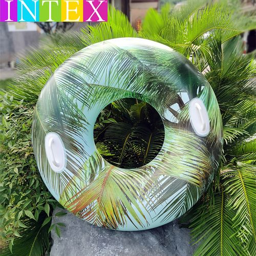 夏季水上用品大号加厚男女成人游泳圈充气救生圈把手冲浪坐圈浮圈