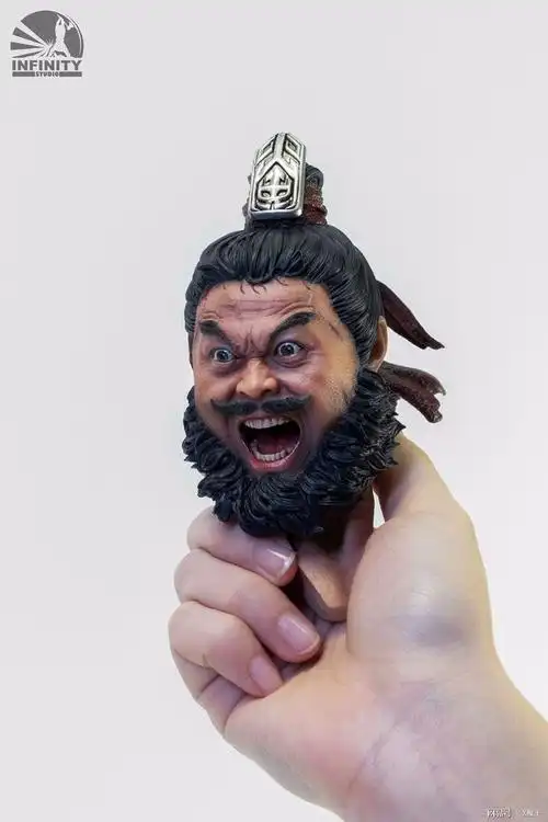 开天|张飞雕像,完美的头雕