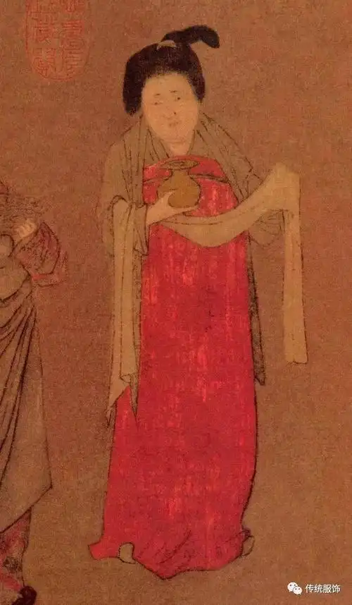 周昉 挥扇仕女图卷