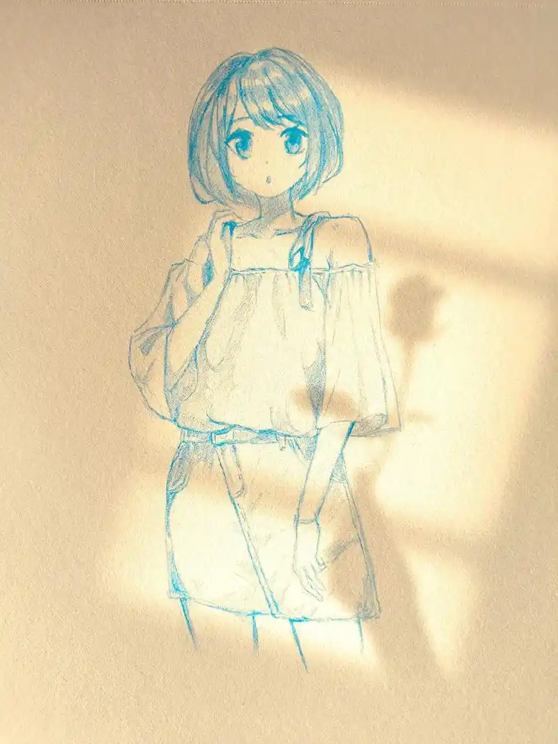 漫画人物手绘#画画 #简笔画  #oc #二次元 #绘画过程 - 抖音