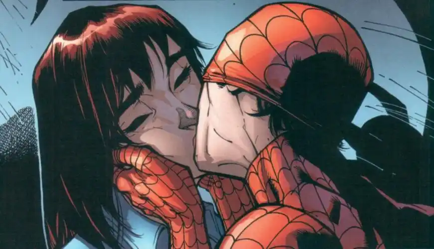 娱乐漫画图文蜘蛛侠接吻spidermankissing壁纸图片