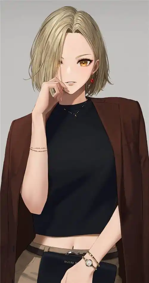 兼具可爱帅气!波波头特辑二次元女生头像_发型_特辑_二次元