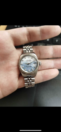 名表论坛 劳力士手表论坛 劳力士老款日志珍珠贝母面后钻