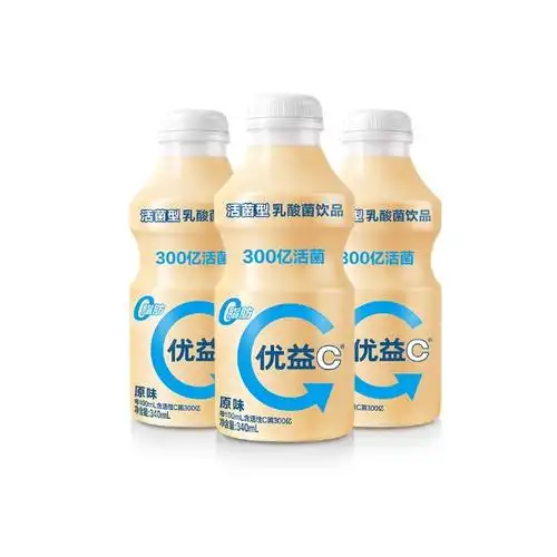 蒙牛优益c活菌型乳酸菌饮品原味340ml