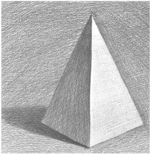 素描正二十面体画法步骤(零基础素描教程)(15)