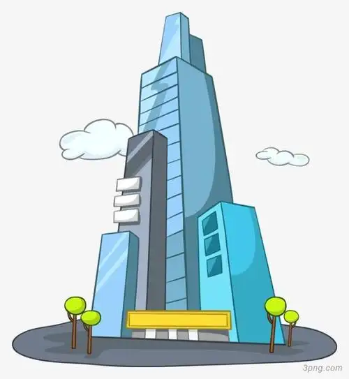 卡通建筑png素材透明免抠图片-动植人物