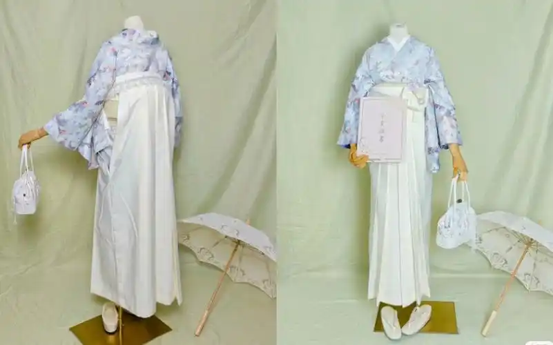 蕾丝和服袴套装