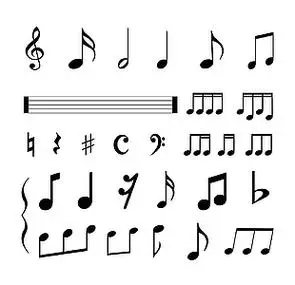 音符符号图案大全元素合集下载