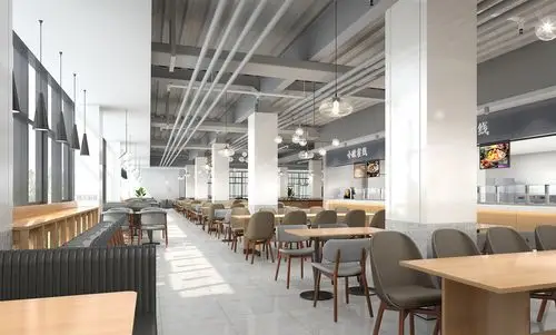 企业员工食堂_深圳餐饮装修-餐厅设计公司【博比装饰】