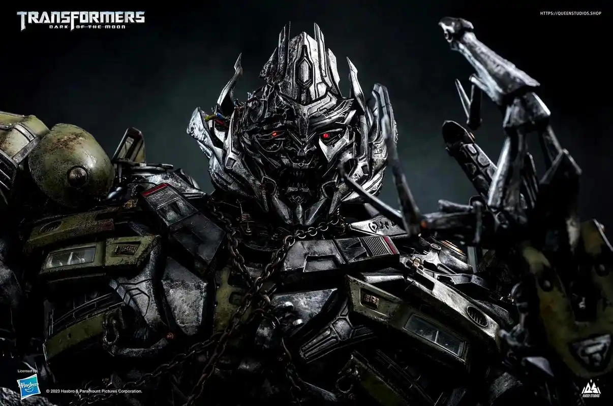 queen studios《变形金刚3》威震天王座雕像官图欣赏