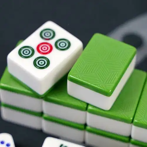 麻将牌家用魅扣中号大号手搓麻将四川广东红中麻将牌136张108送礼