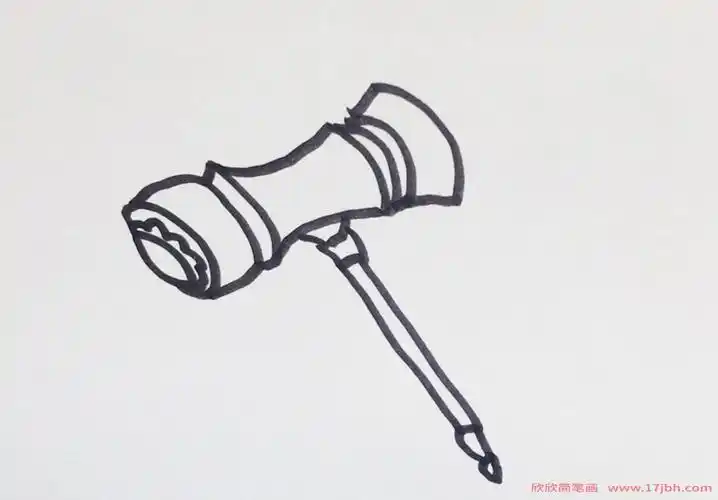 昊天锤简笔画昊天锤怎么画图片