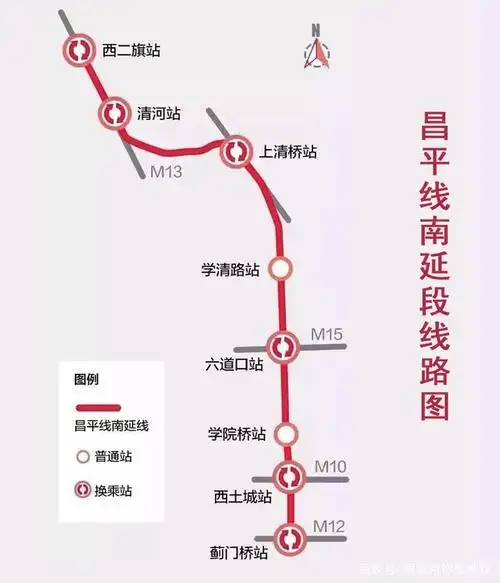 定了!北京地铁昌平线南延段明年开通,共设7座车站