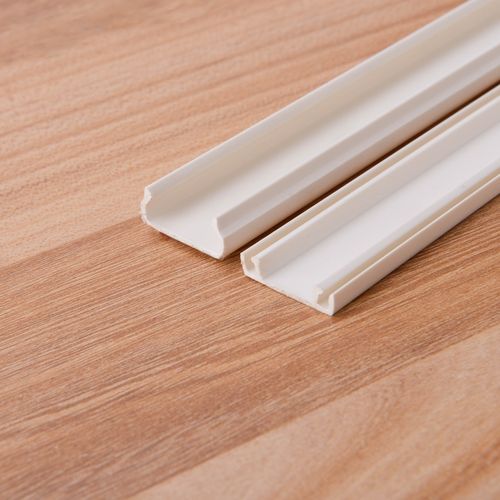 pvc明装家用塑料线槽方形带胶万能外电工走隐形线槽明线20*10