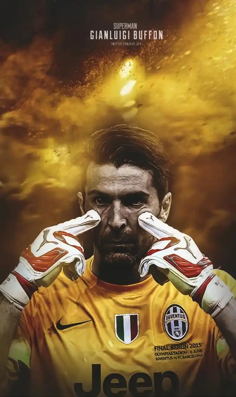 传奇球星 #布冯 高清手机壁纸 #布冯世界第一门将 #布冯壁 - 抖音