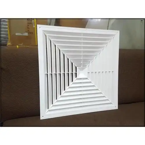 天花通风口闪电客盖塑料方形出风口空调排风口pvc散流器抽风口塑料