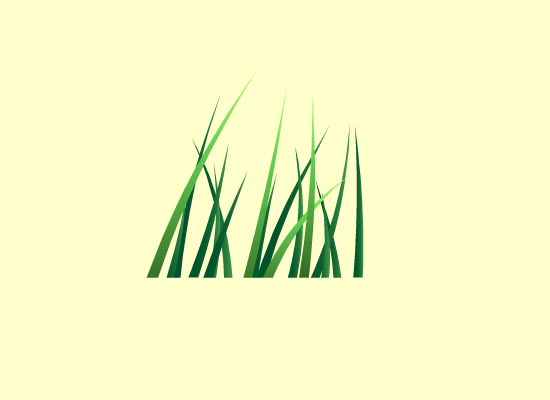 flash怎么实现小草被风吹动的动画?