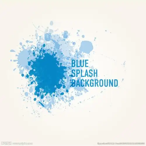 蓝色喷绘背景矢量素材图片