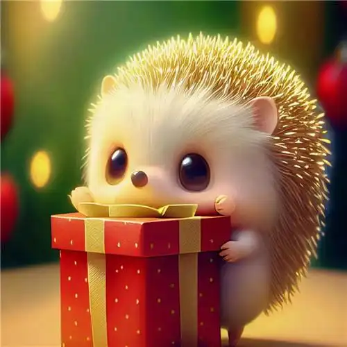 小刺猬超可爱的图片头像