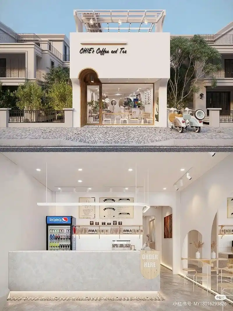 奶茶店门头设计分享