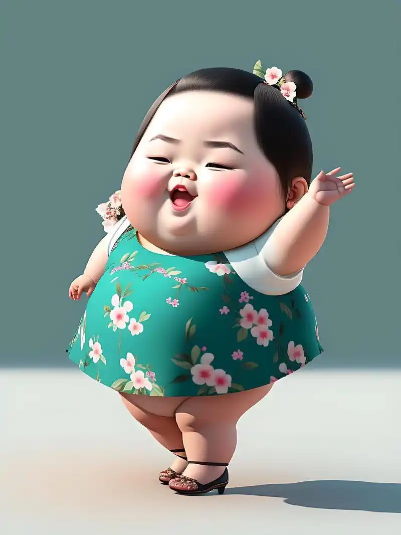 有肉感的小胖子 #不怕你胖就怕你不时尚 #欢迎取图 #图文 @dou 小