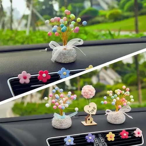 敬平汽车创意车载车内饰品摆件满天星车上内装饰用品大全大气女多彩色